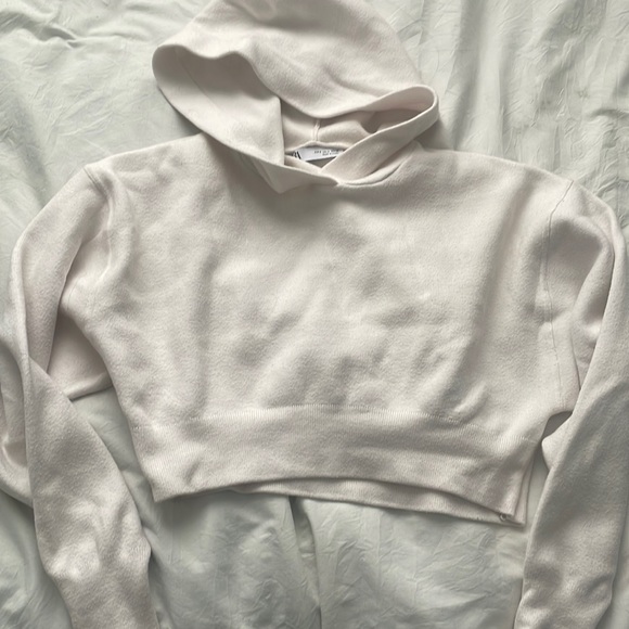 ZARA Cropped Hoodie - Picture 1 of 2